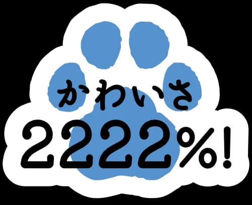 かわいさ2222%!